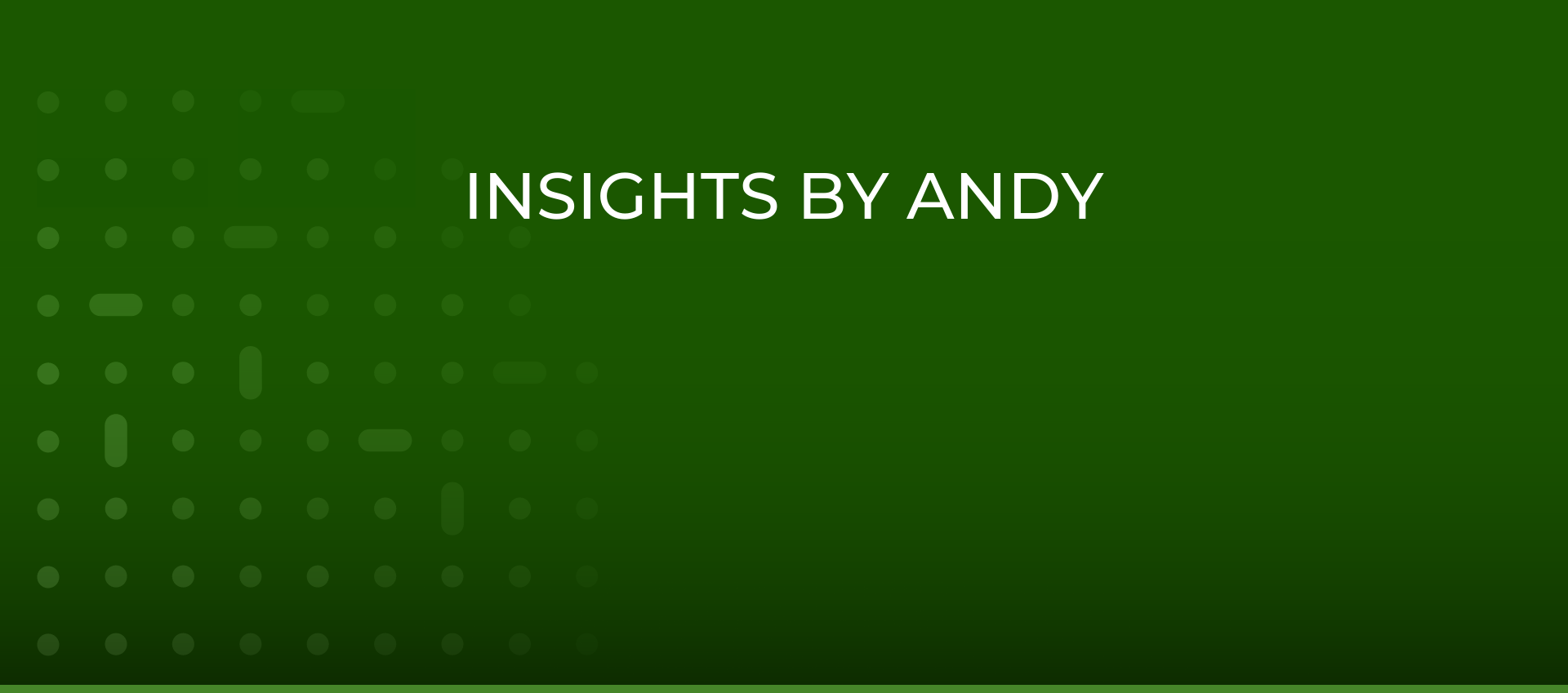 banner insights by andy pages