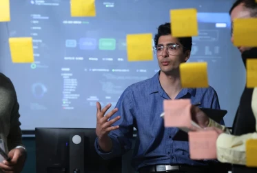 business review sticky notes CV001