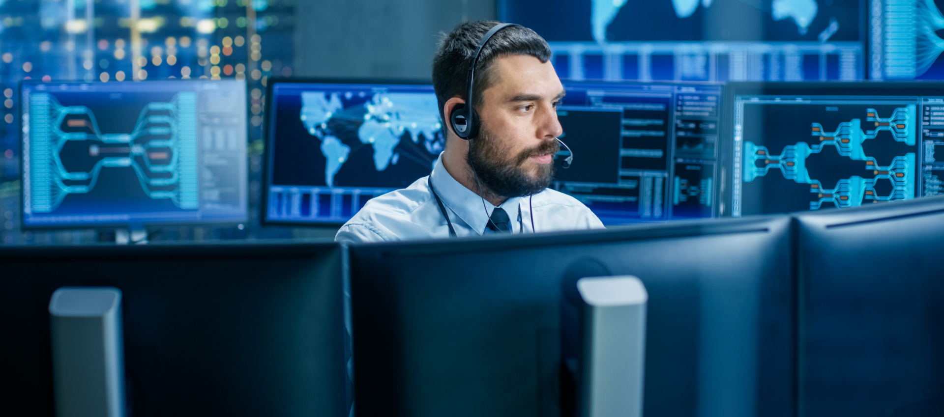 man in operation center SH001