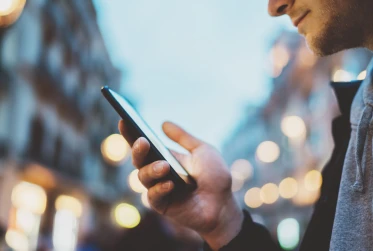 man with phone SH001