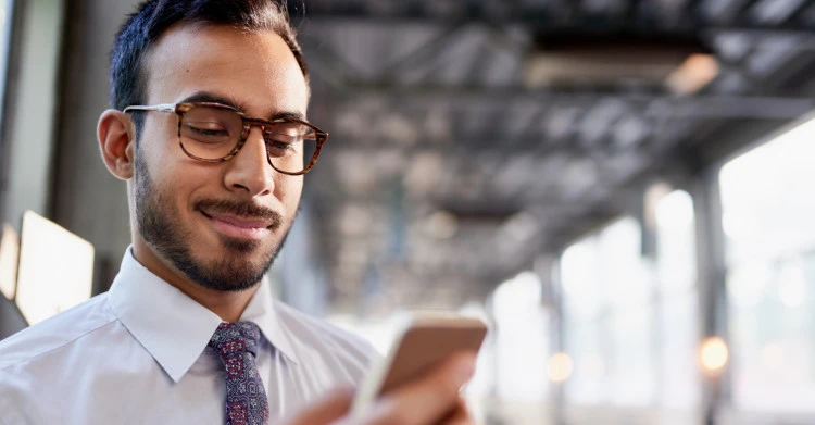 man with phone SH005 v1