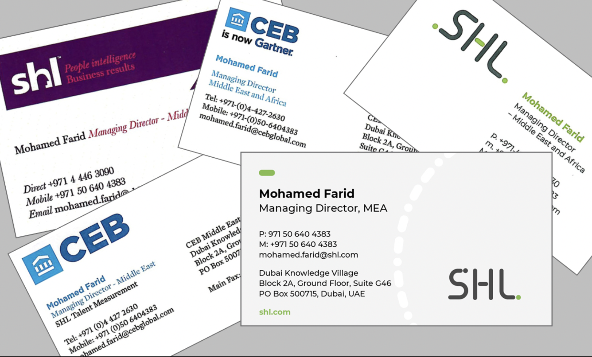 Mohamed Farid business cards