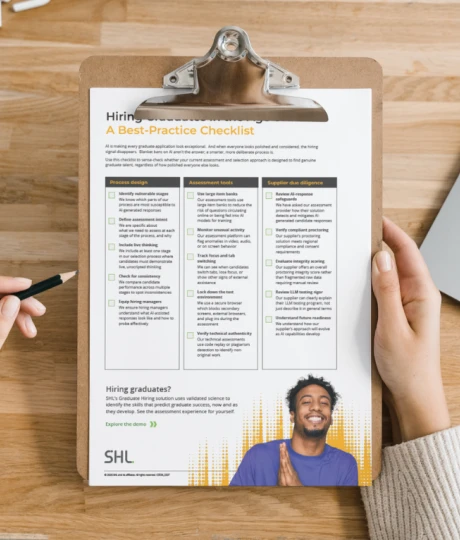 hiring graduates in the age of ai best practice checklist preview