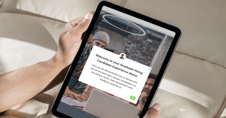 shl graduate hiring candidate experience guided tour large