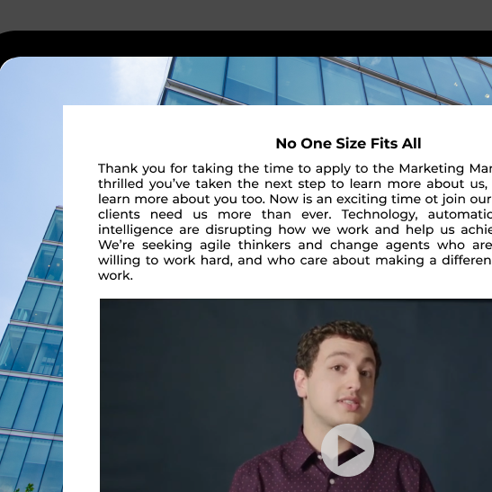 professional hiring engage top applicants tablet