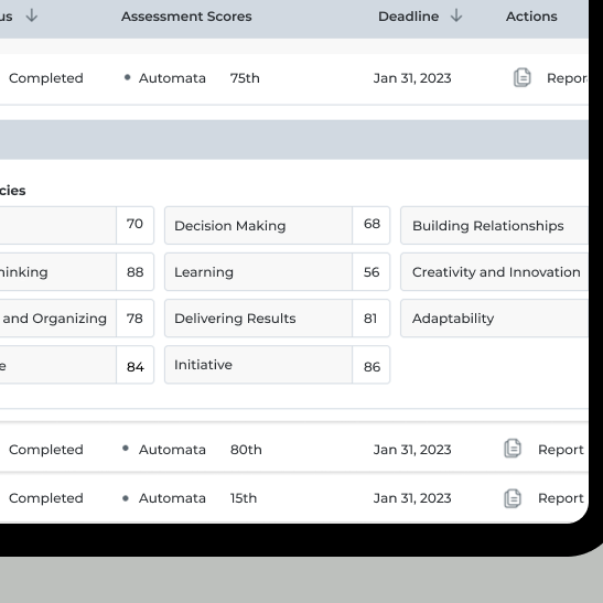professional hiring reporting tablet