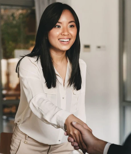 woman greeting SH001