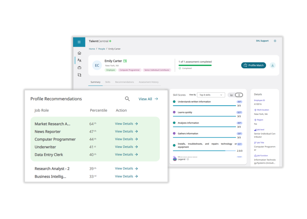 How do you match talent to roles efficiently?