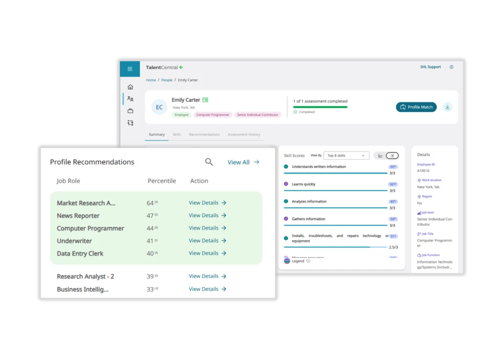 How do you match talent to roles efficiently?
