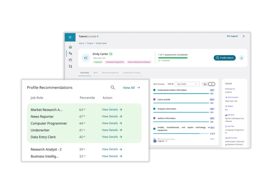 How do you match talent to roles efficiently?