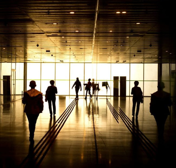 people silhouette SH003 square