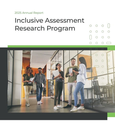 inclusive assessment research program 2025 annual report preview