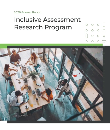inclusive assessment research program 2026 annual report en preview