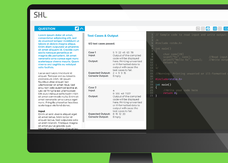 Coding Skills Assessments