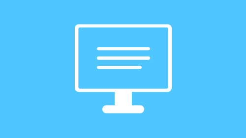 blue icon computer skills