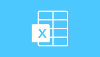 blue icon microsoft excel