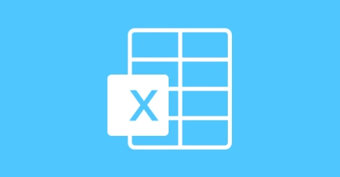 blue icon microsoft excel