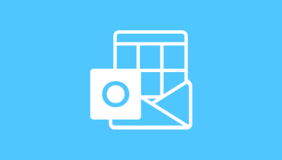 blue icon microsoft outlook