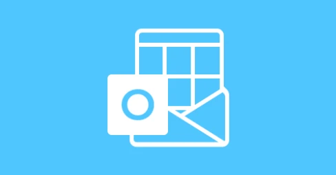 blue icon microsoft outlook