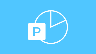 blue icon microsoft powerpoint