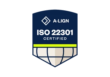 a lign badge iso 22301