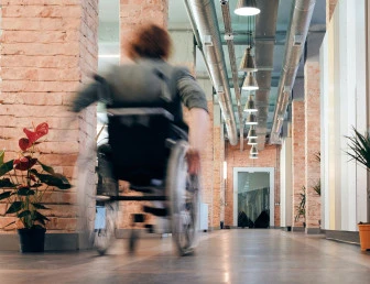 person wheelchair PE037