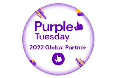 logo purple tuesday badge