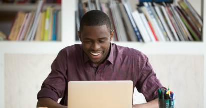 man at computer SH007