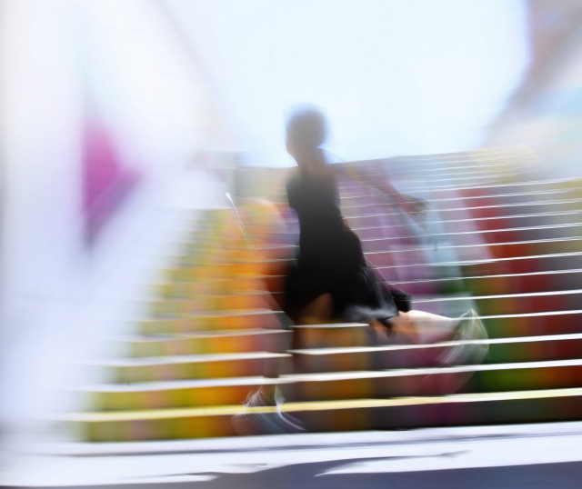 person in motion SH002 flipped