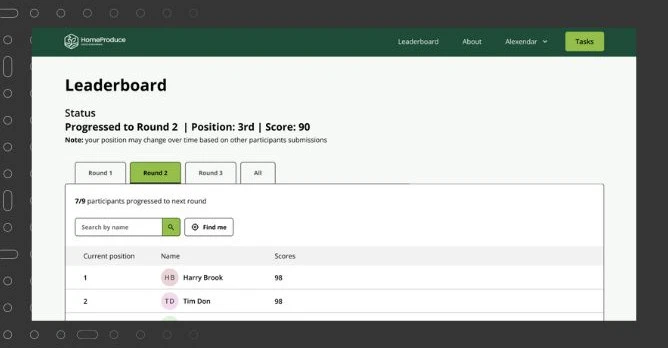 hackathon home product page v7