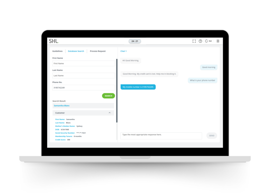 Job-Relevant Skills Assessments