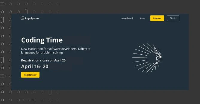 hackathon landing page v8
